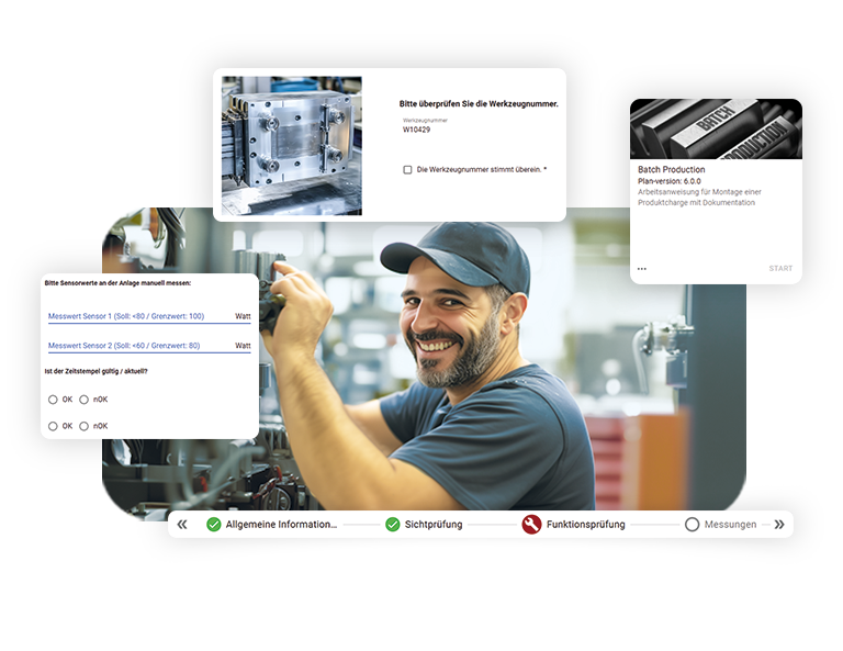 Smarte, digitale Arbeitsabläufe für Ihre Produktion