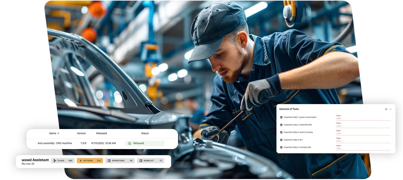 Werker is ready to go from the very first beat in the automotive industry
