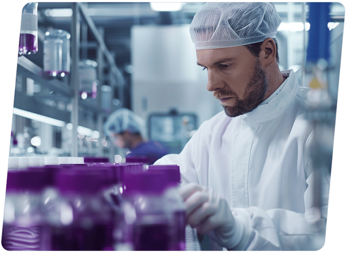 Mitarbeiter in der Lebensmittelindustrie