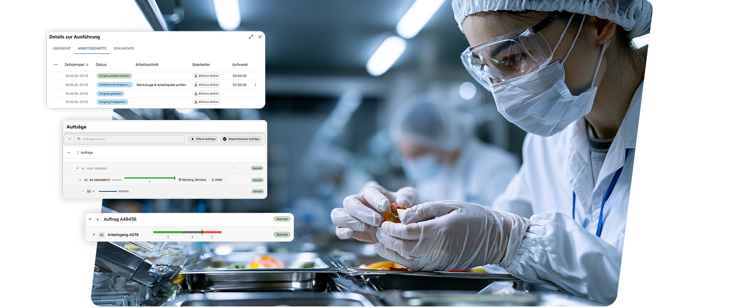 Auditberichte sind abrufbereit in der Lebensmittelindustrie