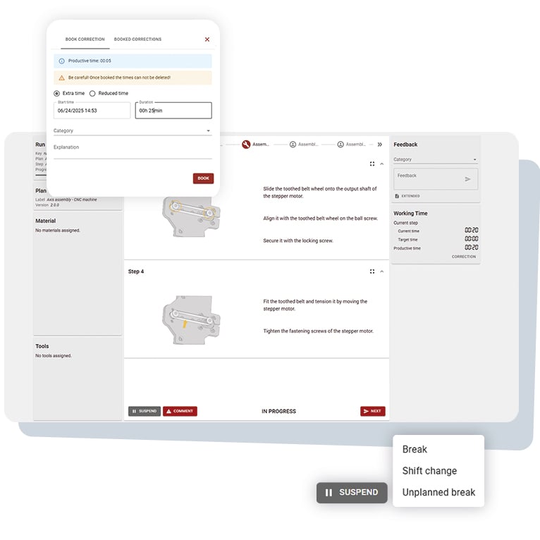 Instruct workers & track productive times with weasl
