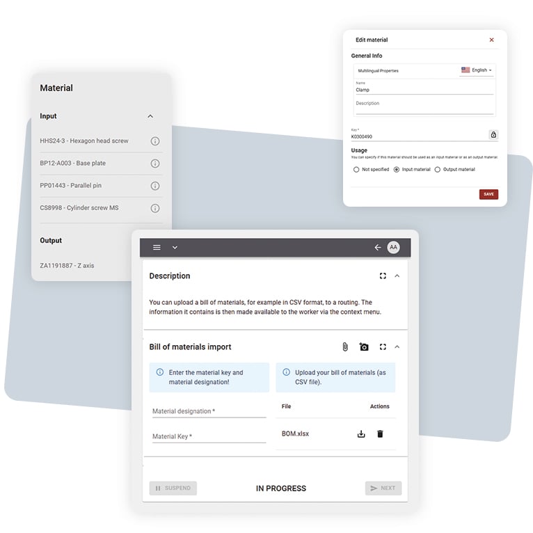 Transparent material handling from a single source thanks to weasl