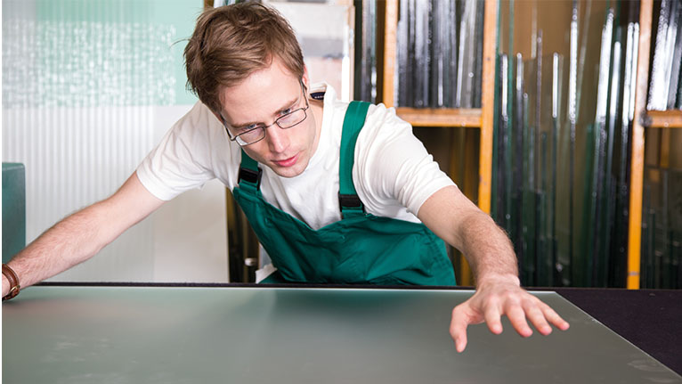 Werker bei der Arbeit