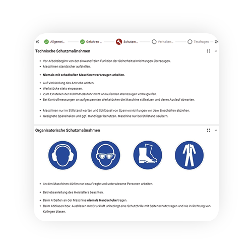 Voraussetzungen für Konformitätsbewertungen mit weasl schaffen
