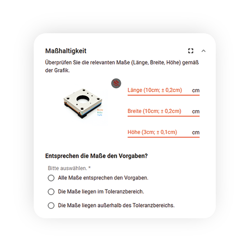 Prüfpläne einfach in weasl umsetzen