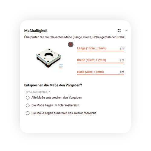 Qualitätssicherung dank Werkerselbstprüfung