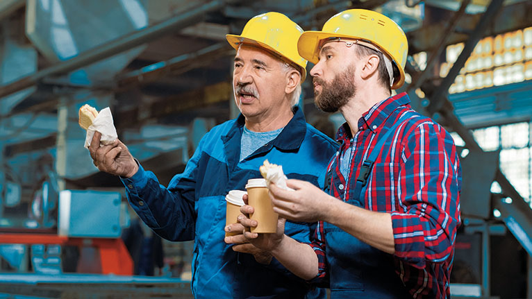 Knowledge transfer in the coffee break