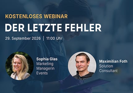 Webinar: Der letzte Fehler