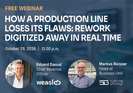 Free webinar: How a production line loses its flaws